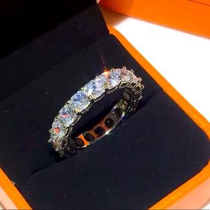 Cushion Cut Eternity ring